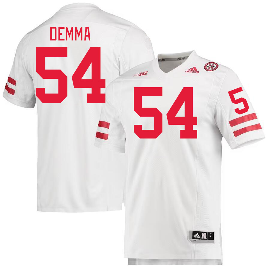 Men #54 Korver Demma Nebraska Cornhuskers College Football Jerseys Stitched Sale-White